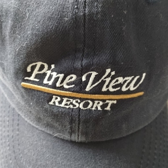 Pine View Resort Hat Baseball Cap Monticello Indiana Cotton Adjustable Strap - Picture 4 of 12